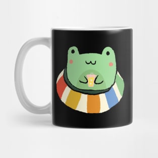 Frog in a floaty Mug